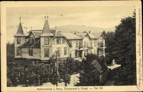 Ak Hahnenklee Bockswiese Goslar im Harz, Schwenzel's Hotel