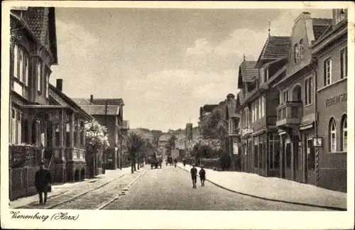 Ak Vienenburg Goslar am Harz, Straßenpartie
