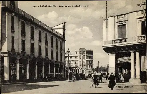 Ak Casablanca Marokko, Avenue du General Moinier