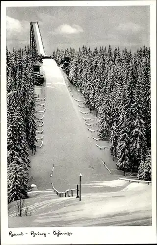 Ak Johanngeorgenstadt im Erzgebirge, Hans Heinz Schanze, Winter
