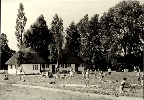 Ak Sternberg in Mecklenburg Vorpommern, Badeanstalt