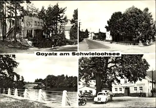 Ak Goyatz Schwiechowsee Brandenburg, Ortsansichten