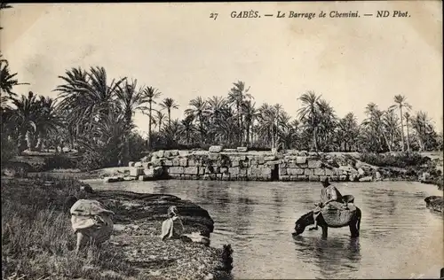 Ak Gabès Tunesien, Le Barrage de Chemini
