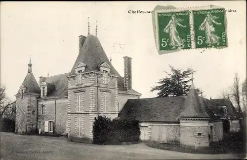 Ak Cheffes sur Sarthe Maine et Loire, Le Chateau