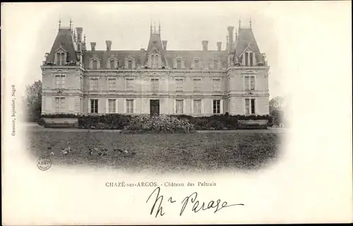 Ak Chaze sur Argos Maine et Loire, Chateau des Peltrais