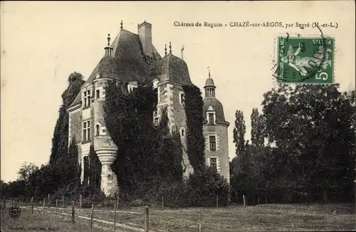 Ak Chaze sur Argos Maine et Loire, Chateau de Raguin