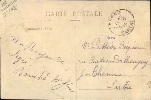Ak Chaze sur Argos Maine et Loire, Chateau de Raguin, par Segre