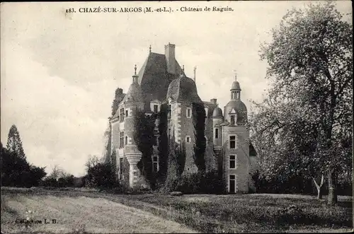 Ak Chaze sur Argos Maine et Loire, Chateau de Raguin