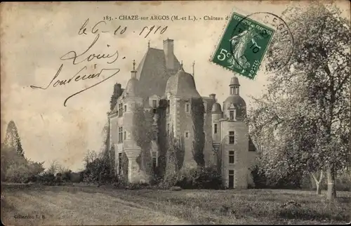 Ak Chaze sur Argos Maine et Loire, Chateau de Raguin