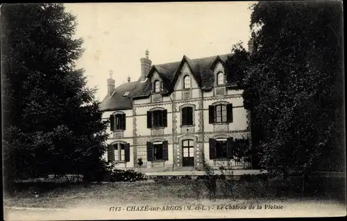 Ak Chaze sur Argos Maine et Loire, Chateau de la Violaie