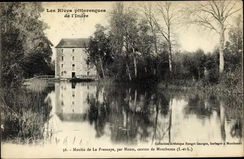 Ak La Fresnaye Indre-et-Loire, Moulin