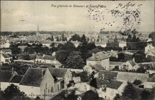Ak Saint Pierre Seine et Marne, Vue generale