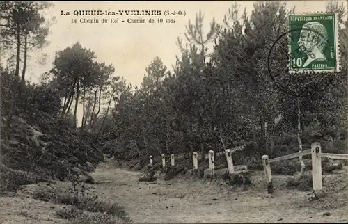 Ak La Queue les Yvelines, Le Chateau du Roi