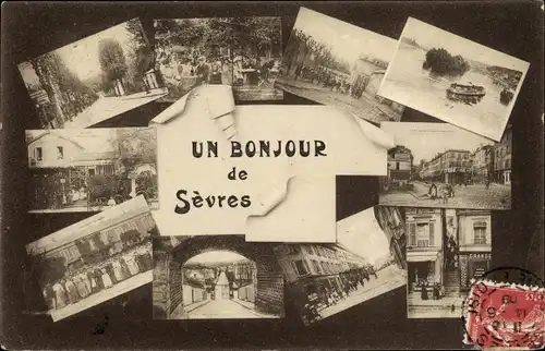 Ak Sèvres Hauts de Seine, Souvenir