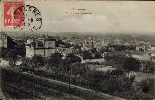 Ak Suresnes Hauts de Seine, Vue generale