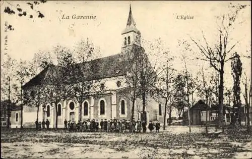 Ak La Garenne Hauts de Seine, L'Eglise