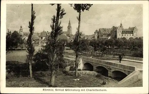 Ak Römhild in Thüringen, Schloss Glücksburg, Charlottenheim