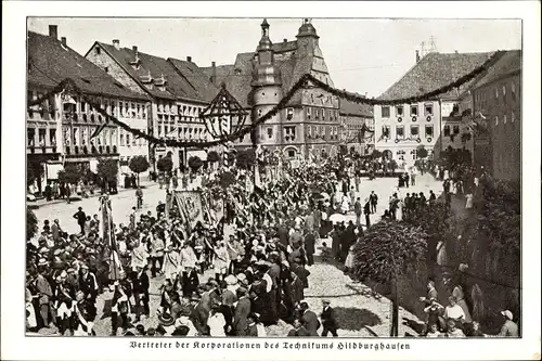 Studentika Ak Hildburghausen in Thüringen, Vertreter der Korporationen des Technikums