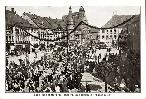 Studentika Ak Hildburghausen in Thüringen, Vertreter der Korporationen des Technikums