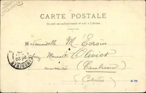 Ak Caen Calvados, Ecole Normale des Filles