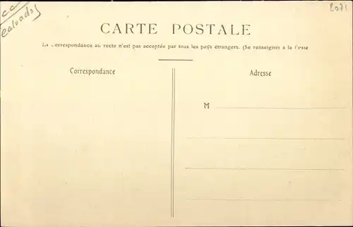 Ak Saint Germain de Tallevende Calvados, Vue generale