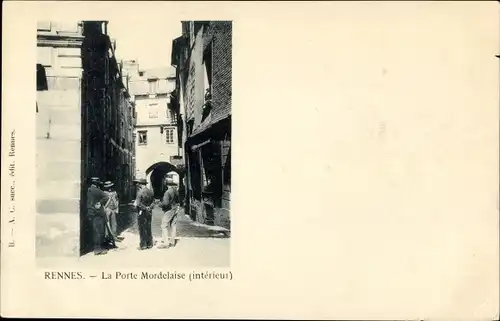 Ak Rennes Ille et Vilaine, La Porte Mordelaise