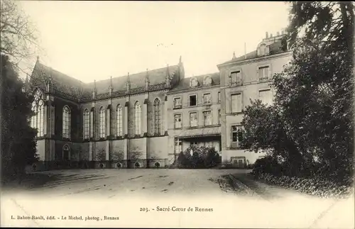 Ak Rennes Ille et Vilaine, Sacre Coeur