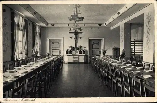 Ak Oy Mittelberg im Allgäu, Kinderheilstätte, Speise- und Festsaal