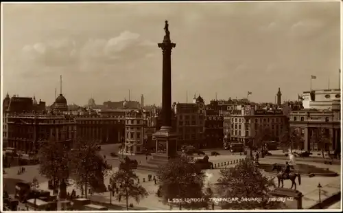 Ak London City England, Trafalgar Square