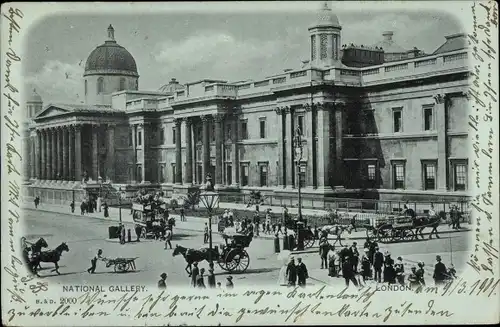 Ak London City England, National Gallery