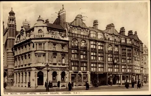 Ak London City England, The Royal Court Hotel, Sloane Square