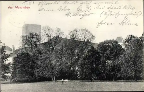 Ak Wanzleben Börde in Sachsen Anhalt, Teilansicht