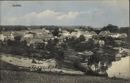 Ak Zechlin Rheinsberg in Brandenburg, Blick auf den Ort