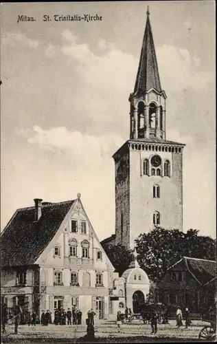 Ak Jelgava Mitau Lettland, St. Trinitatis Kirche