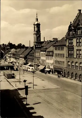 Ak Werdau an der Pleiße in Sachsen, Marktplatz