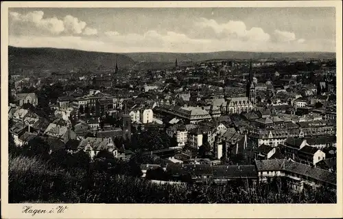 Ak Hagen in Westfalen, Gesamtansicht