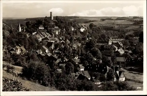 Ak Bad Lobenstein in Thüringen, Blick vom Geheeg