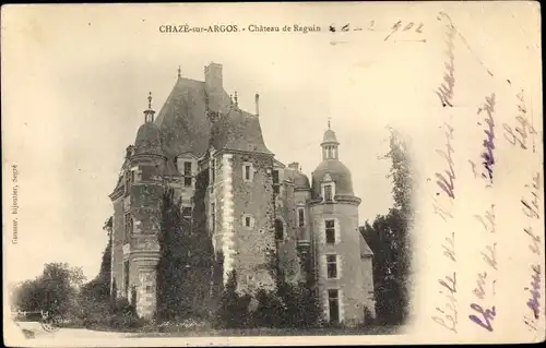 Ak Chaze sur Argos Maine et Loire, Chateau de Raguin