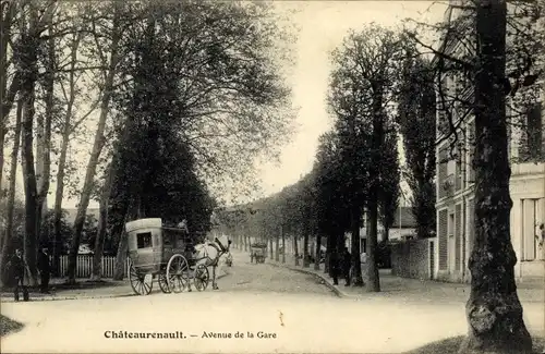 Ak Chateaurenault Indre-et-Loire, Avenue de la Gare