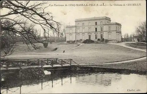 Ak Cinq Mars Indre-et-Loire, Le Château de Chemilly