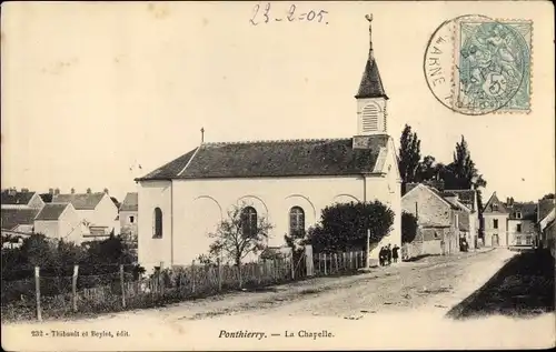 Ak Ponthierry Seine et Marne, La Chapelle