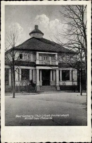 Ak Bad Colberg Heldburg in Thüringen, Genesungsheim Frankenruh, Mittelbau Ostseite