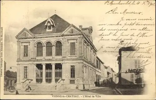 Ak Vienne le Château Marne, L'Hotel de Ville