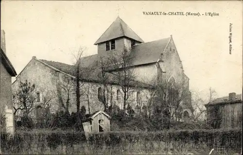 Ak Vanault le Châtel Marne, L'Eglise