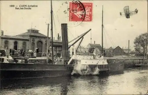 Ak Caen Calvados, Aviation sur les Docks