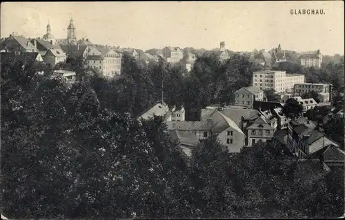 Ak Glauchau in Sachsen, Panorama