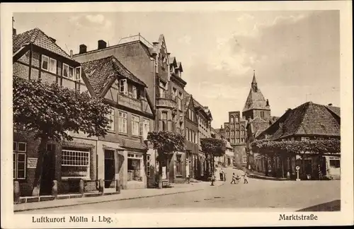 Ak Mölln im Herzogtum Lauenburg, Marktstraße