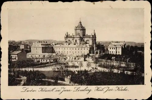 Ak Lwów Lemberg Ukraine, St. Georg–Kathedrale