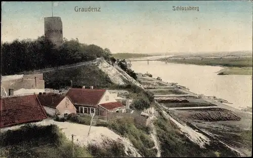 Ak Grudziądz Graudenz Westpreußen, Schlossberg