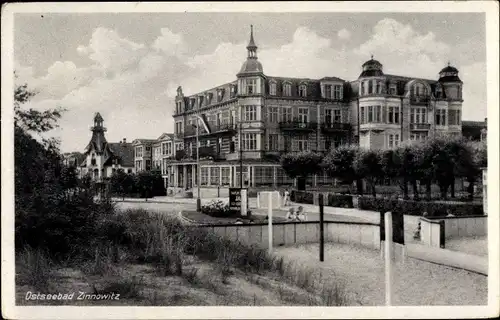 Ak Ostseebad Zinnowitz auf Usedom, Hotel